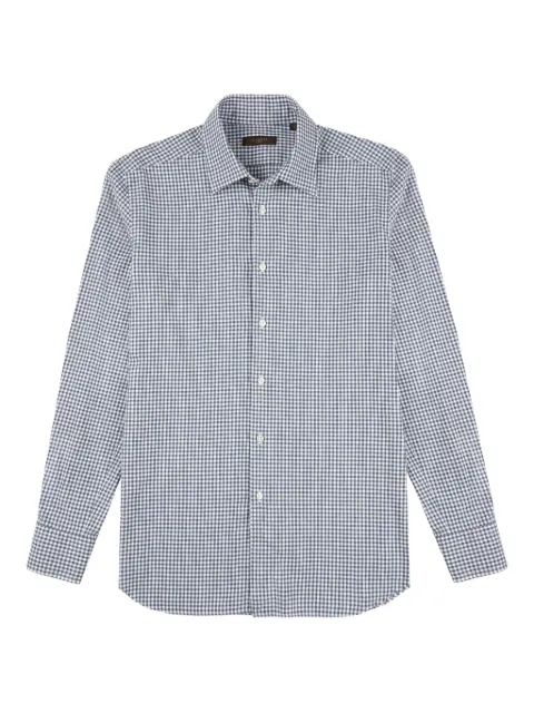 Glanshirt checked flannel shirt