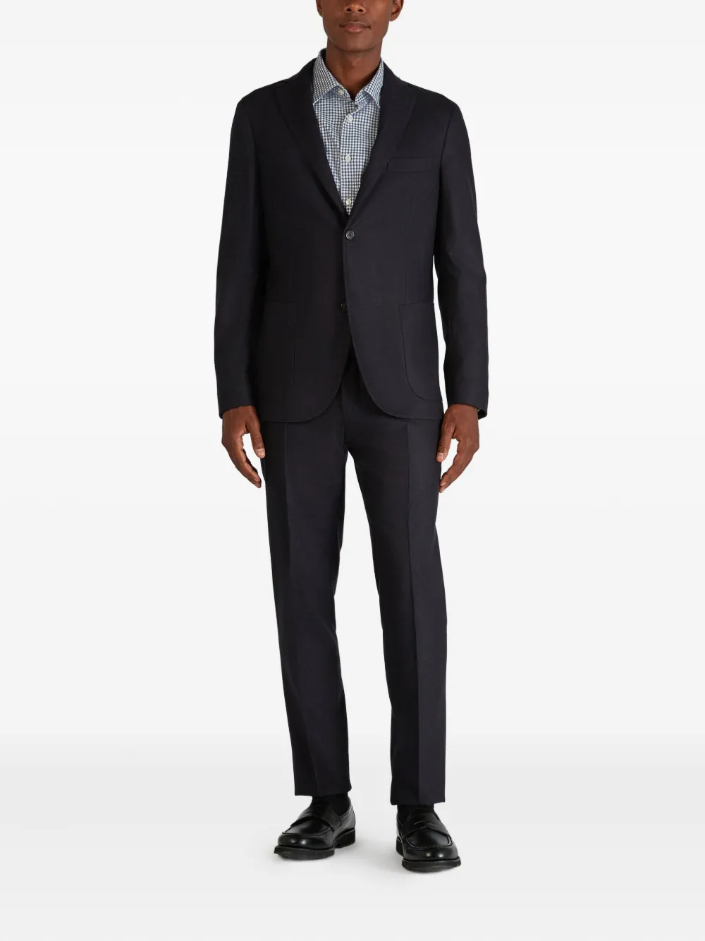 Glanshirt Checked Flannel Shirt In Blue