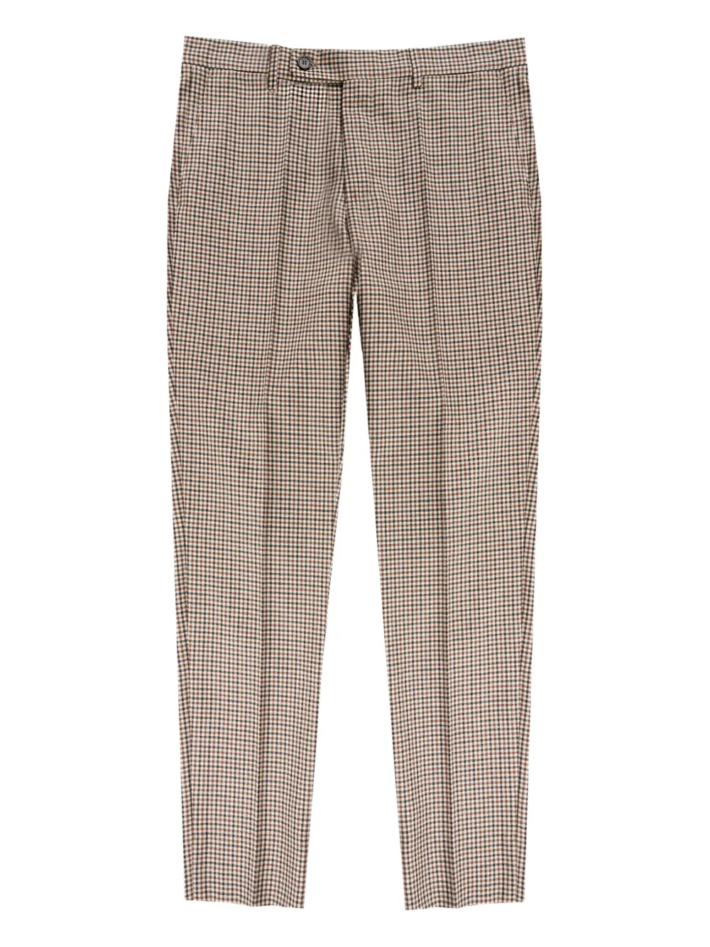 slowear check wool trousers | Brown | Image 1