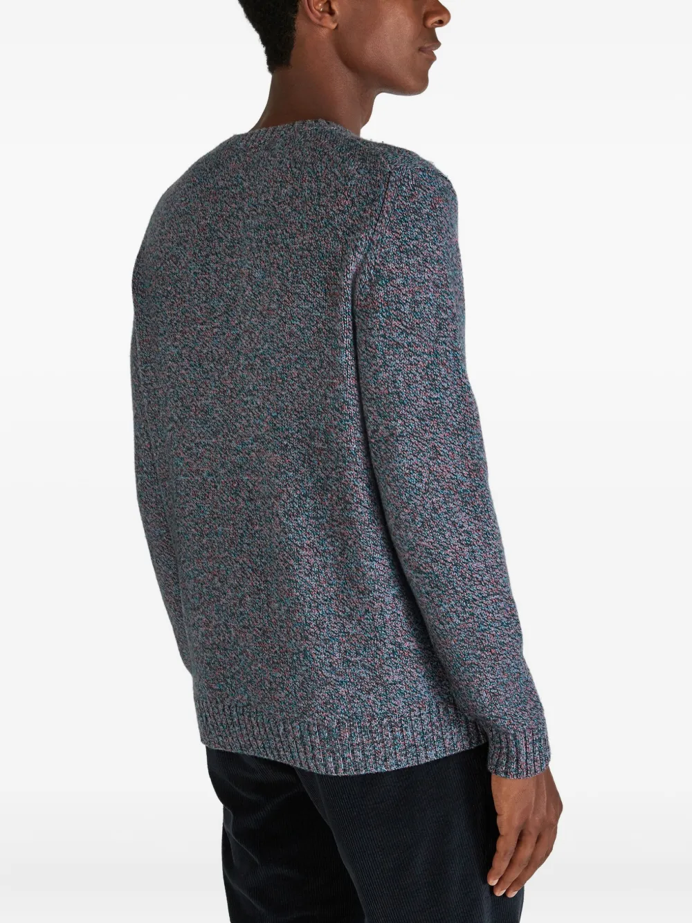 Zanone Trui met ronde hals Blauw