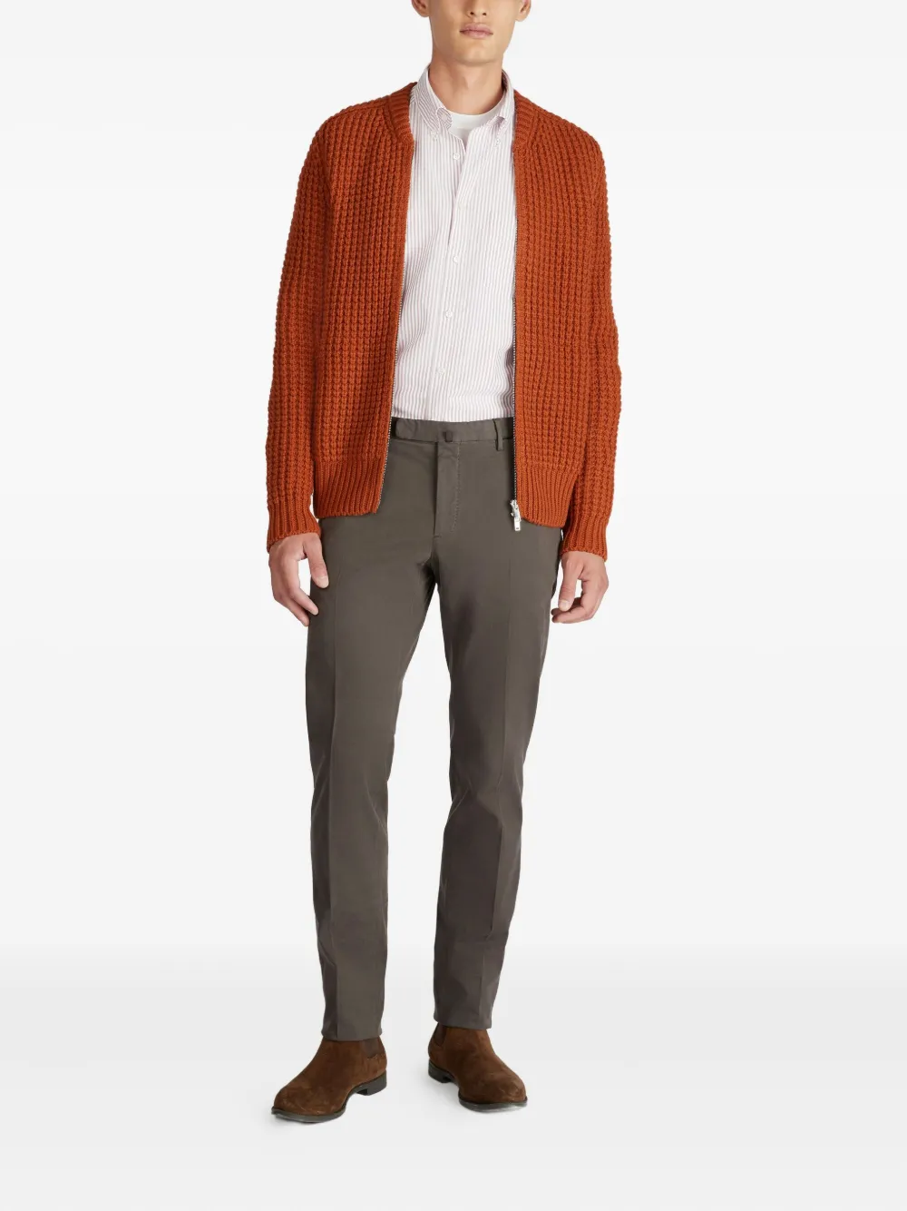 Zanone zip-up cardigan | Cardigans | Image 2