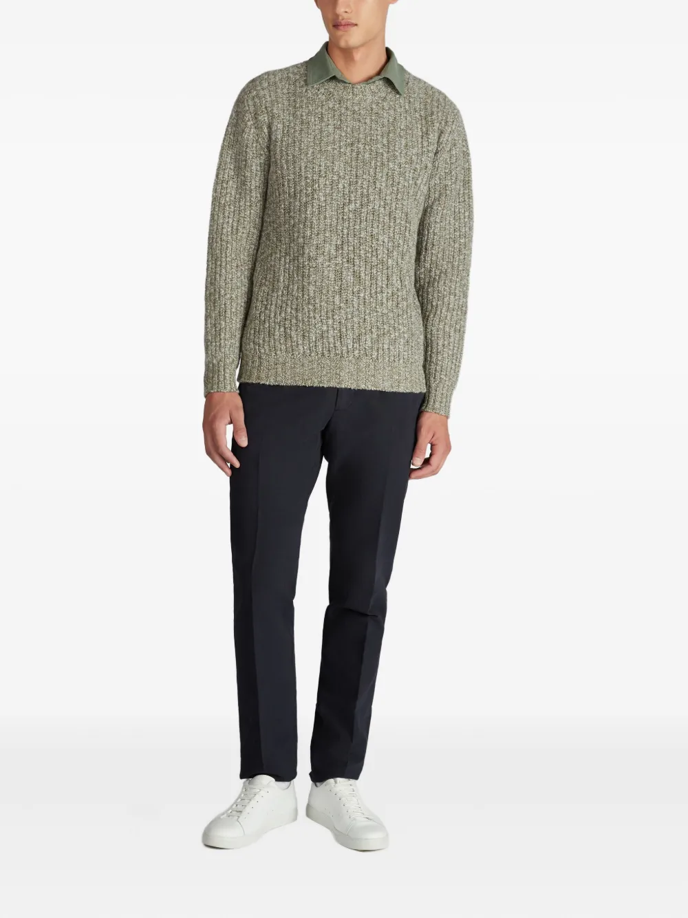 Incotex pressed-crease trousers | Regular-Fit & Straight Leg Pants | Image 2