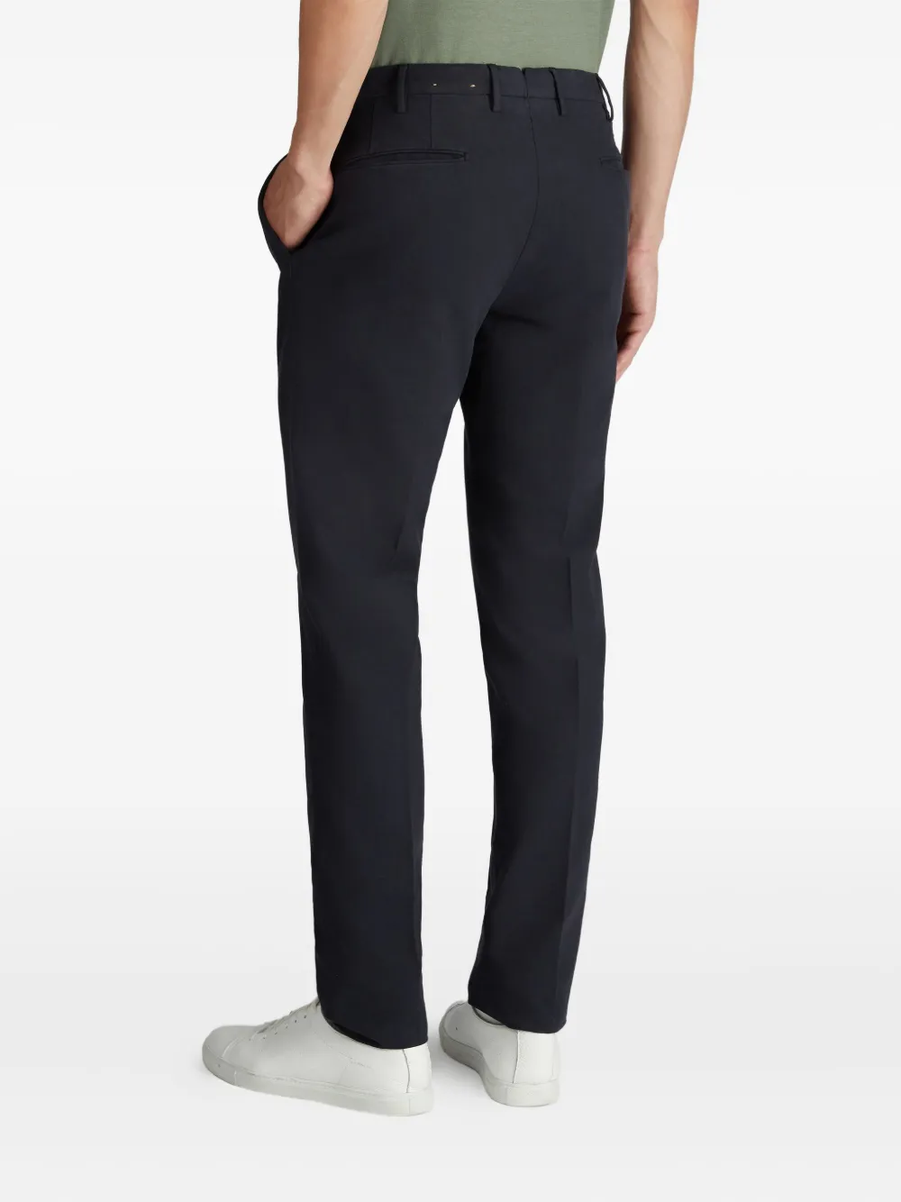 Incotex Plooibroek Blauw