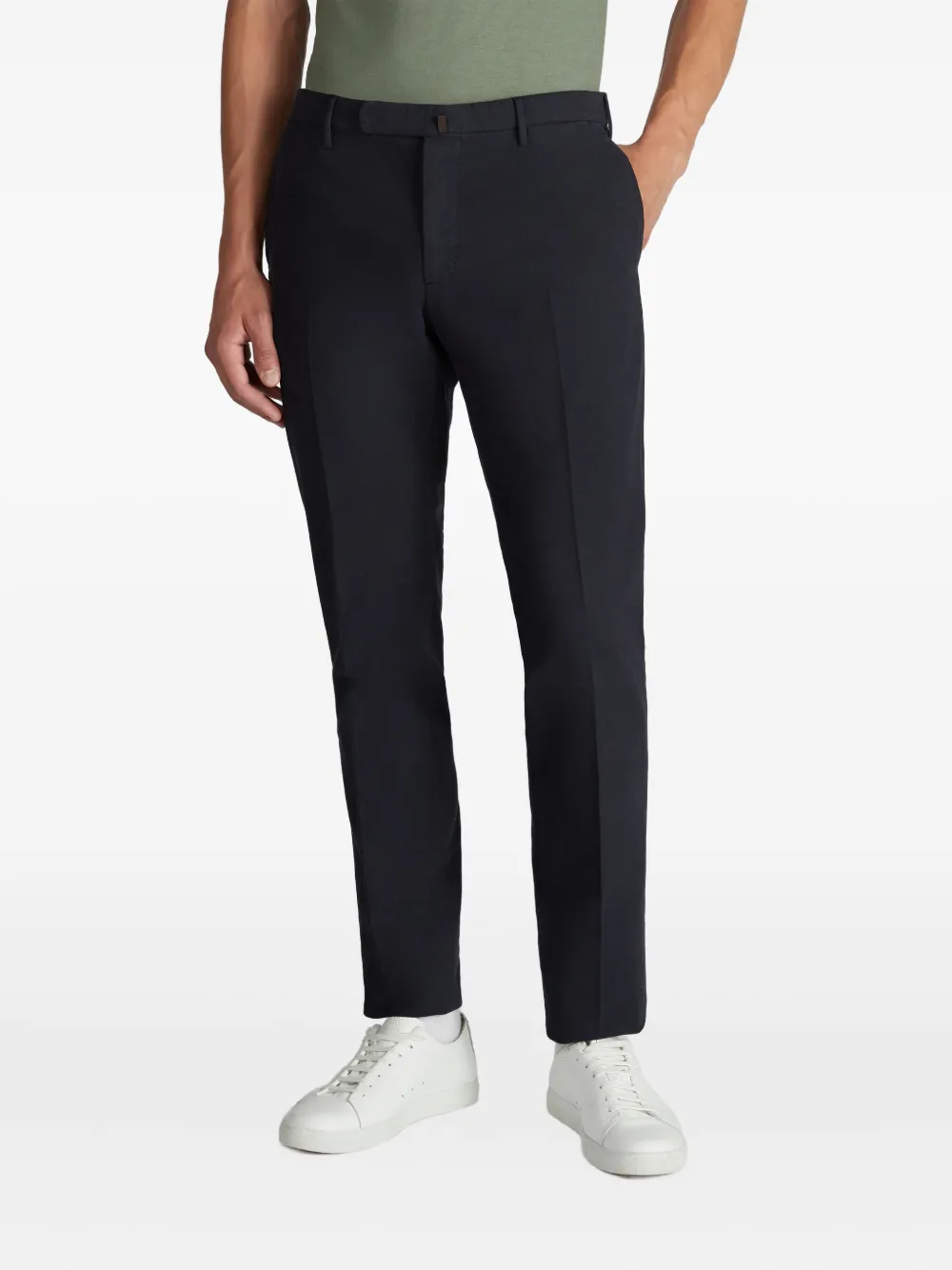 Incotex Plooibroek Blauw