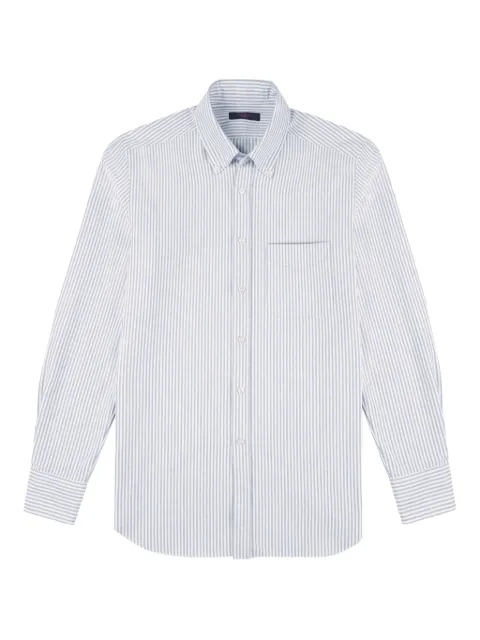 slowear striped oxford cotton shirt