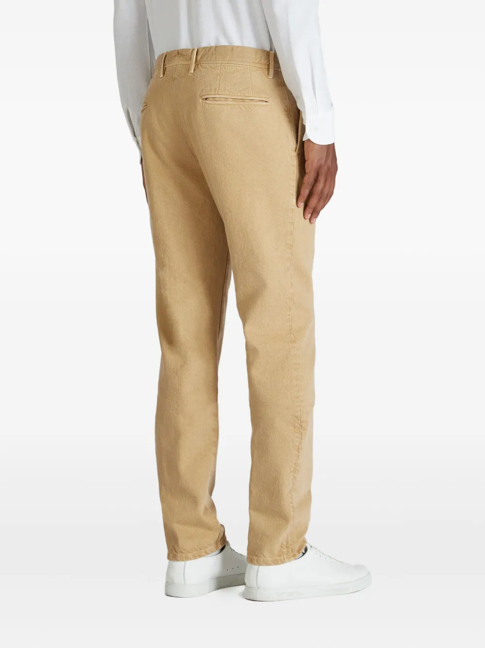 slowear Katoenen broek met knopen Beige