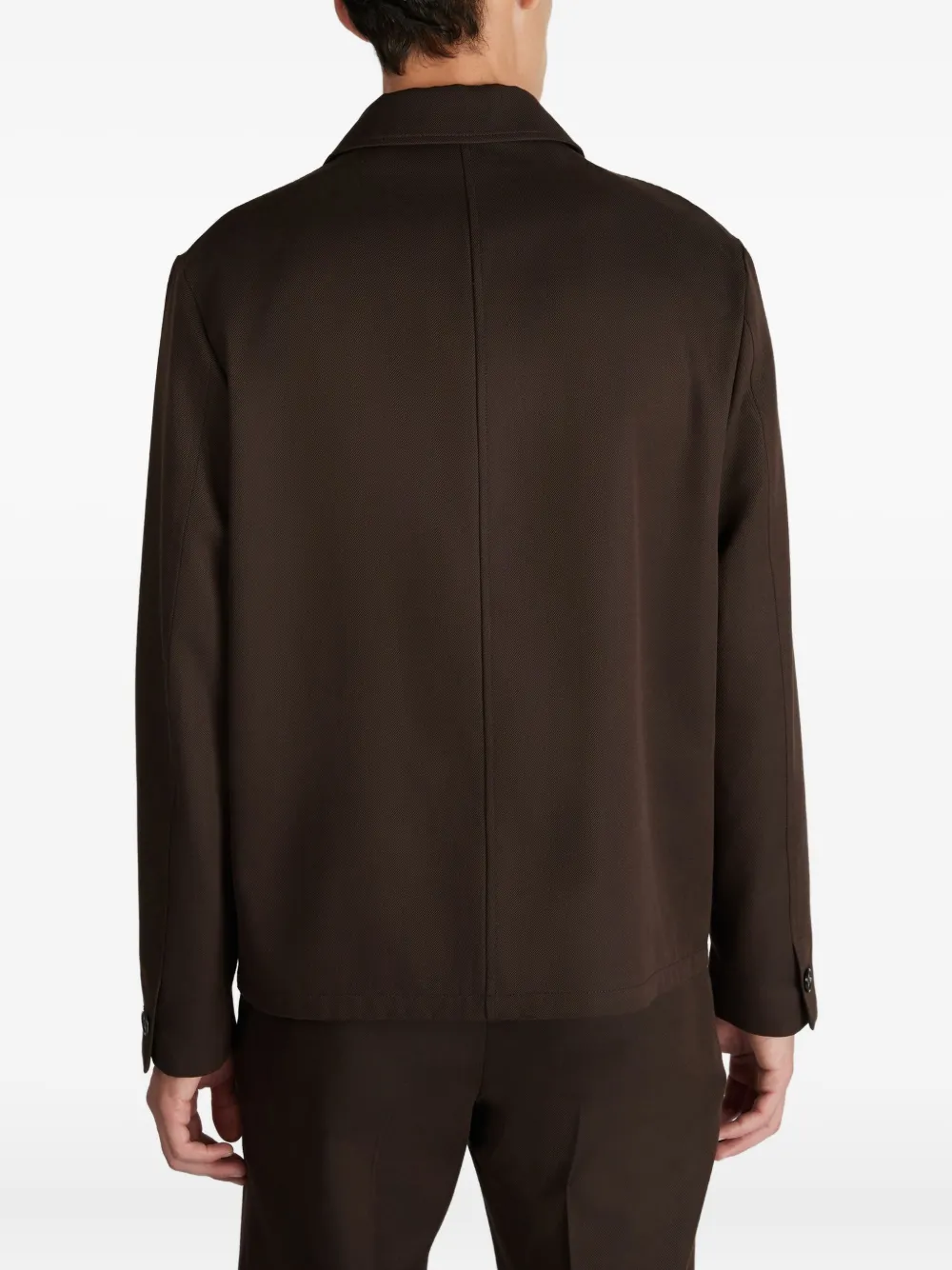 Incotex Jack met opgestikte zak Bruin