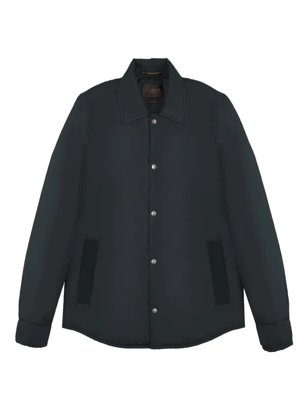 Montedoro padded snap overshirt | Blue | Image 1