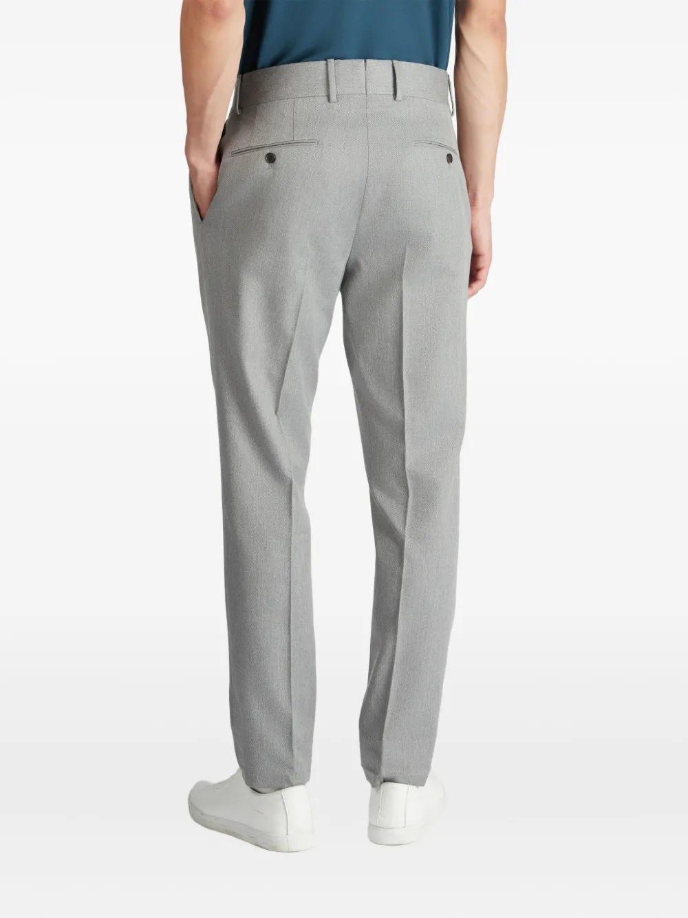 Incotex Plooibroek Grijs