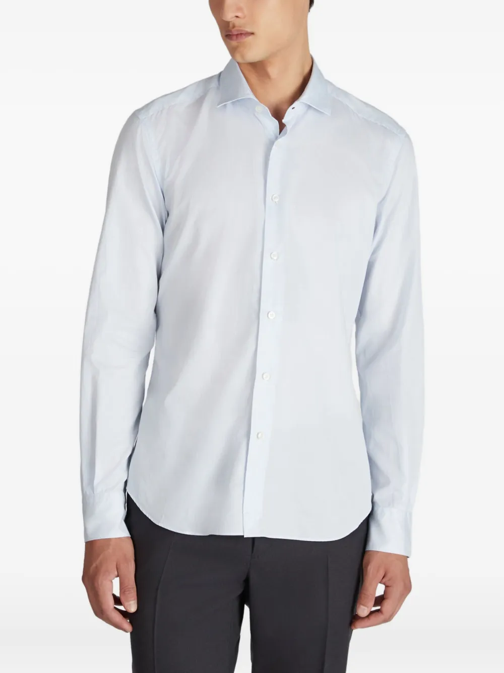 Glanshirt Button-up Shirt In Gray