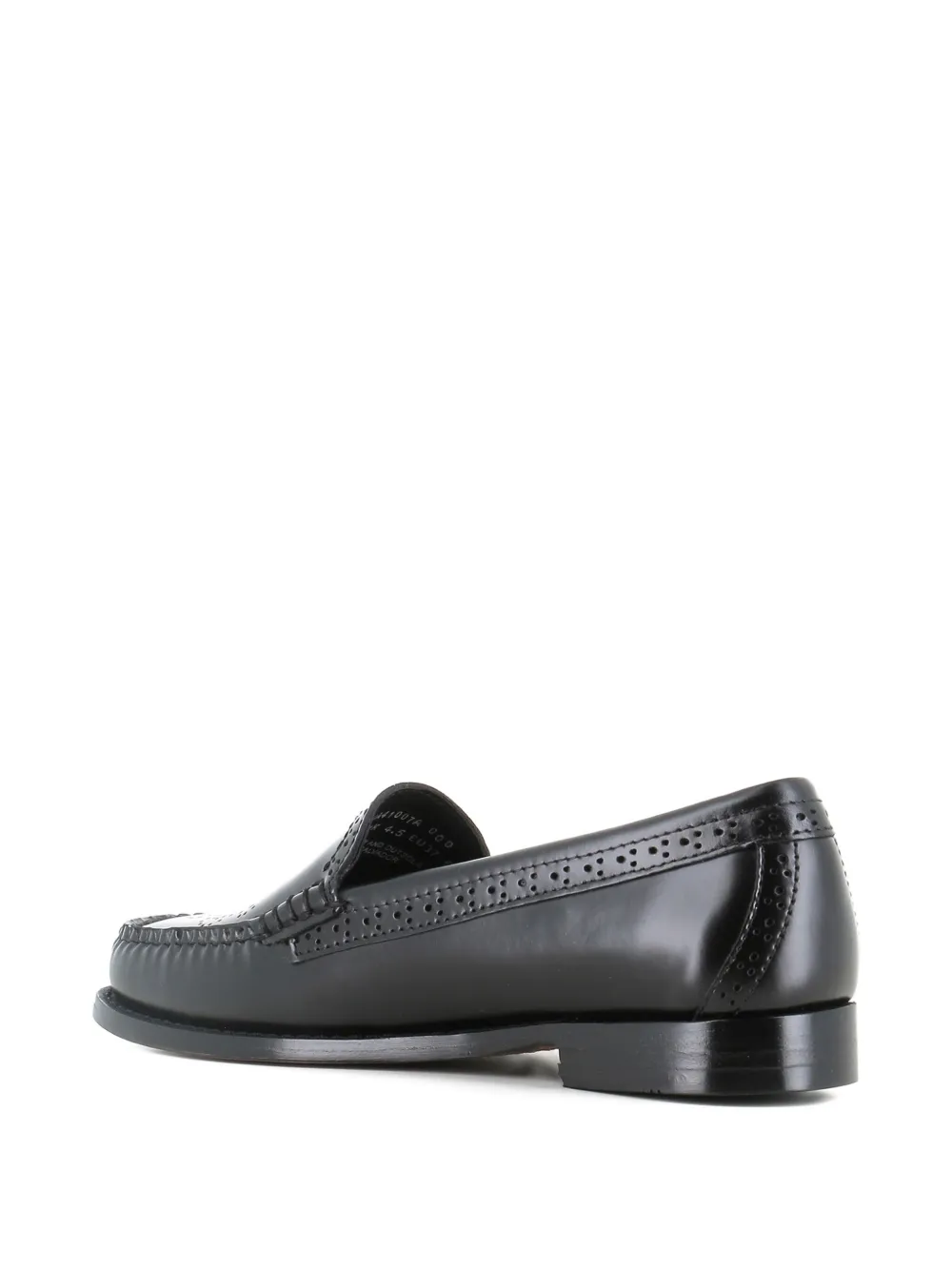 G.h. Bass & Co. Brogue Detail Loafer In Animal Print