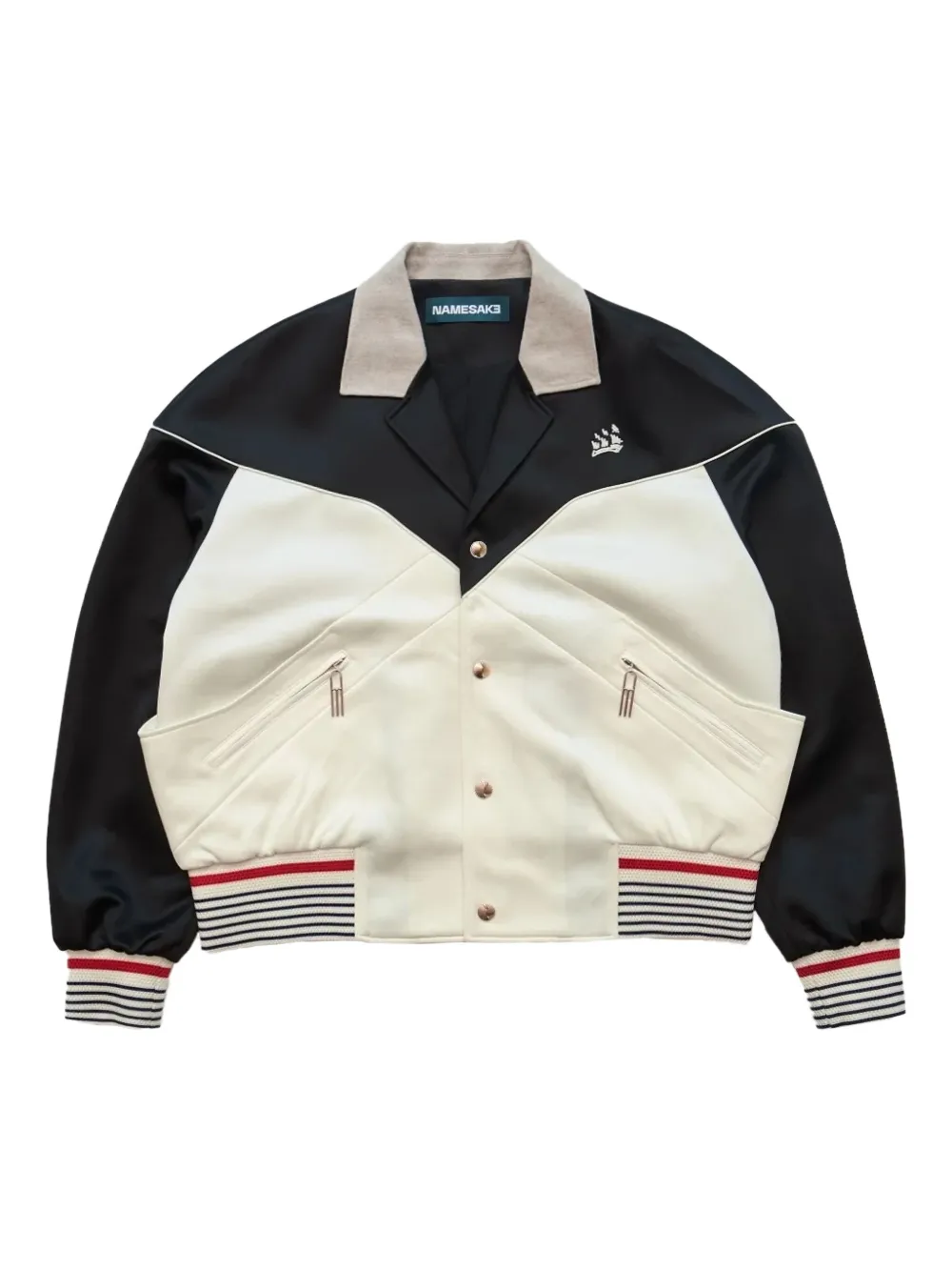 NAMESAKE camby cuban track jacket | Black | Image 1