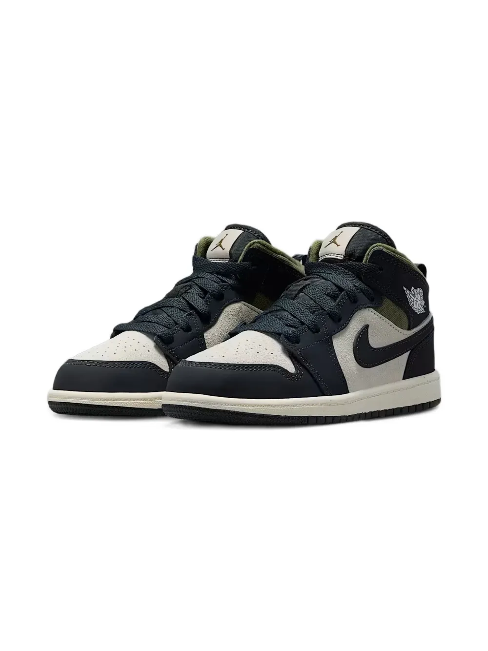 Jordan Kids Jordan 1 Mid SE sneakers Zwart