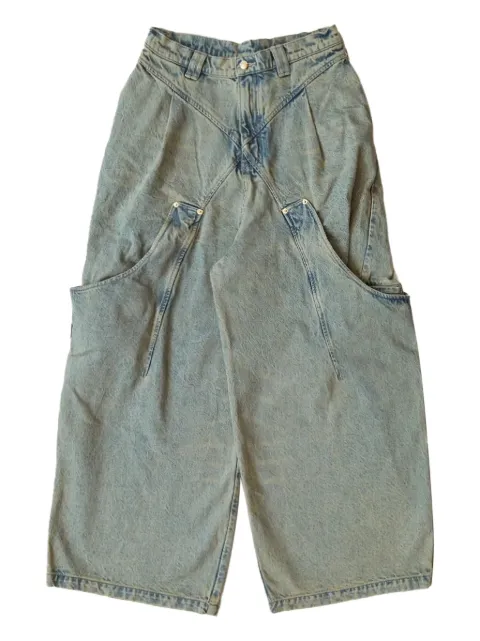 NAMESAKE bibs denim trousers