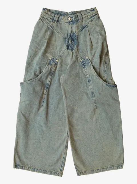 NAMESAKE bibs denim trousers