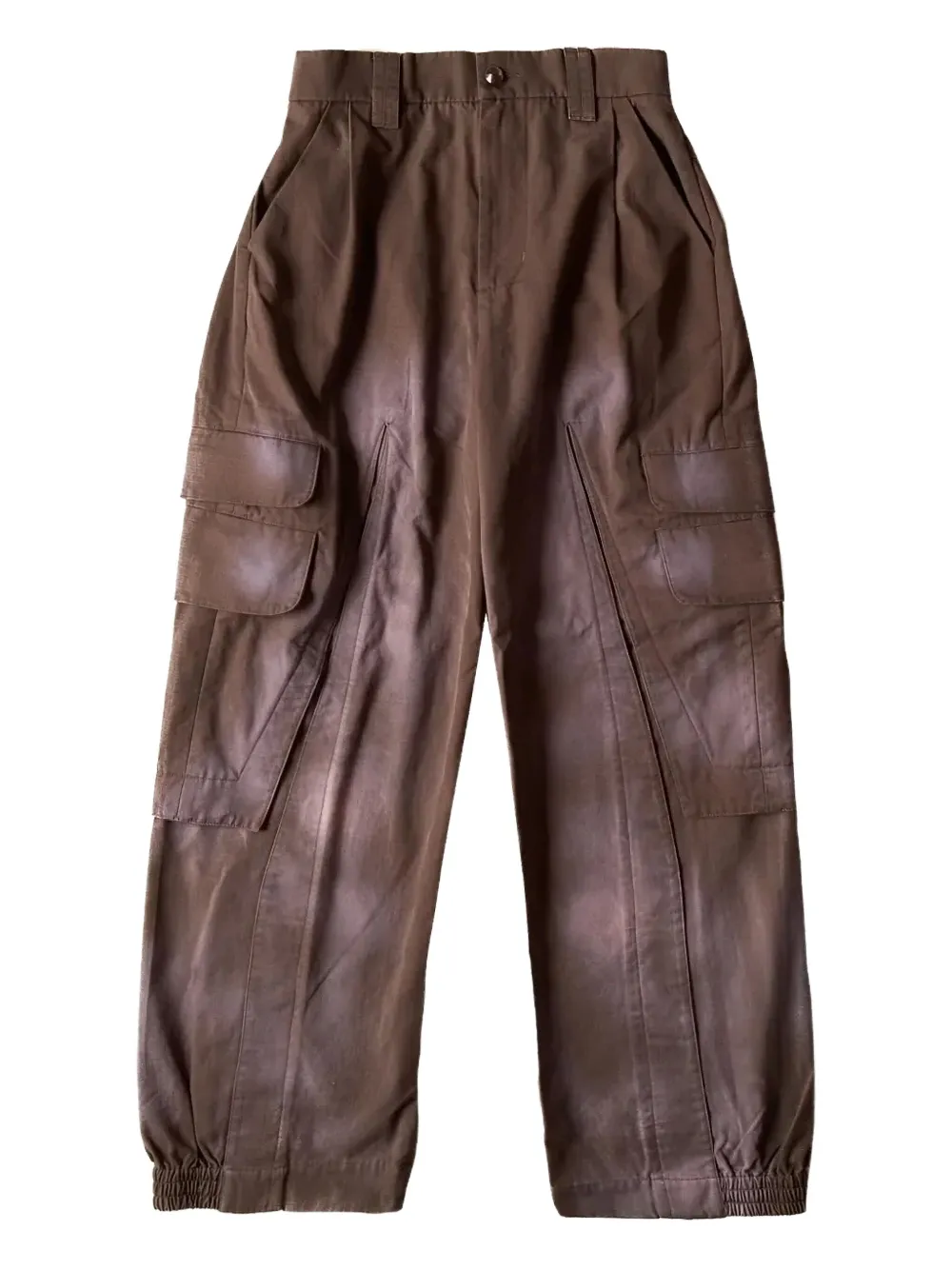 NAMESAKE sprayed-effect cargo pants | Brown | Image 1