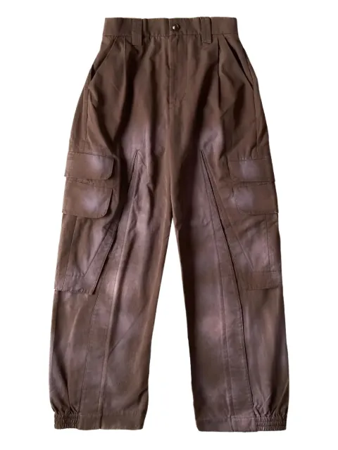 NAMESAKE sprayed-effect cargo pants