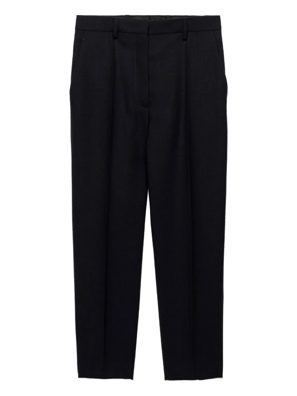 Prada rush-stitch wool trousers - Blu