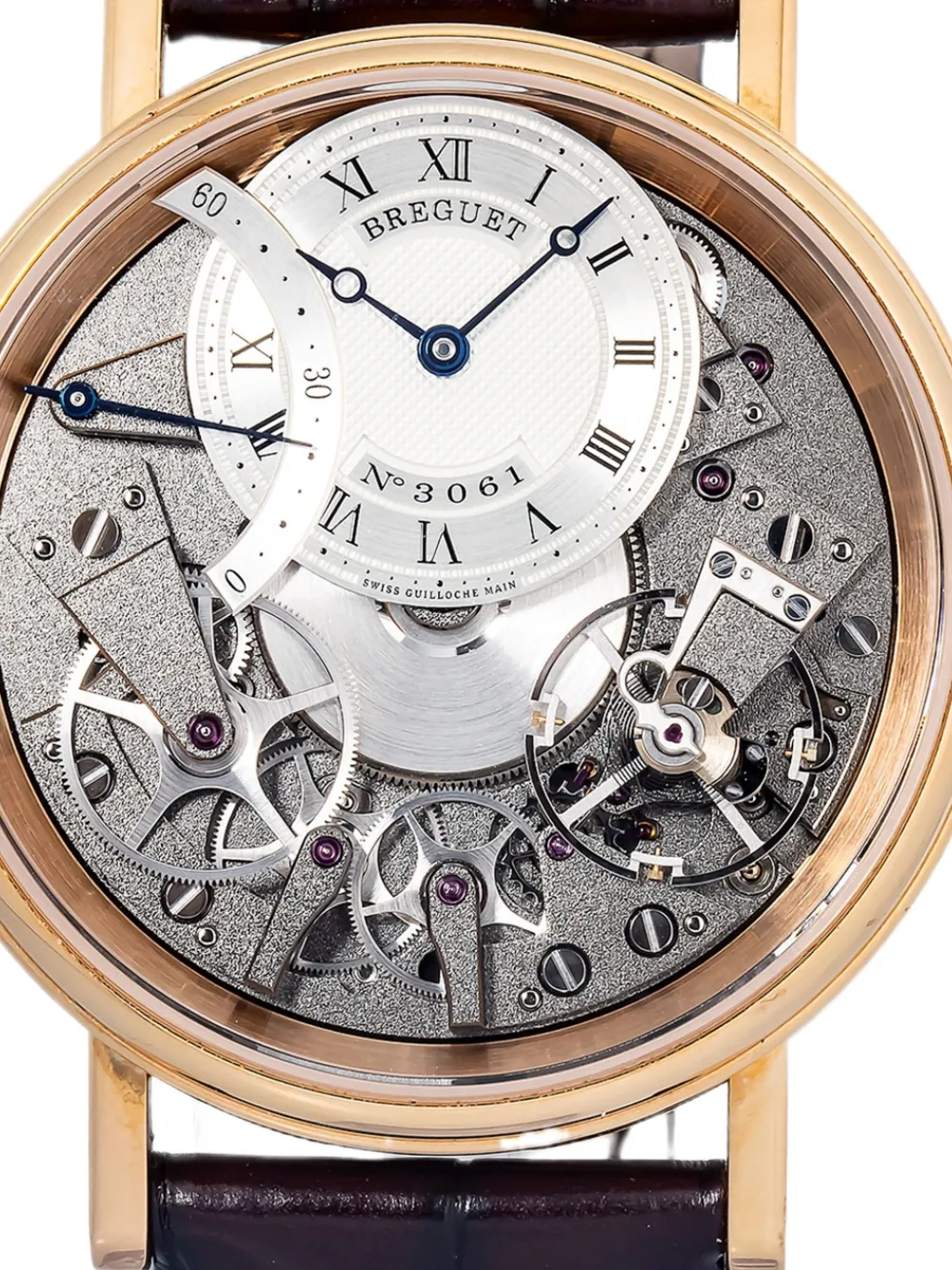 Pre-owned Breguet Tradition Seconde Rétrograde 40mm In Silver