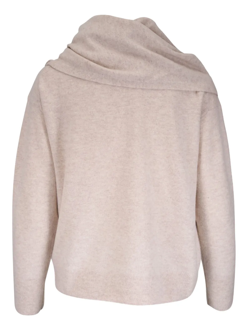 Vince Draped Sweater In Neutral