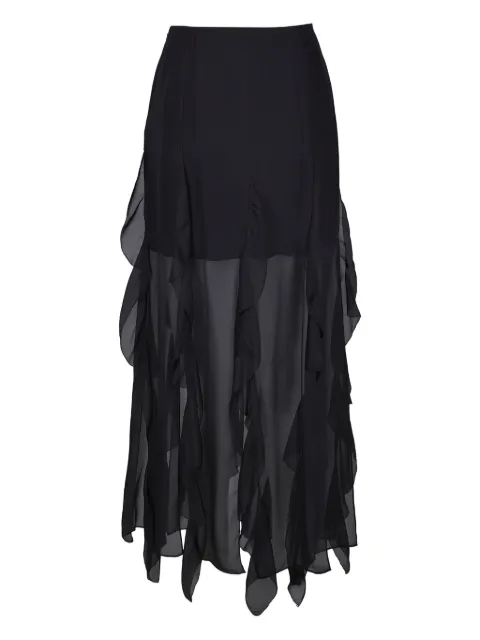 Veronica Beard Ava ruffled-detail midi skirt