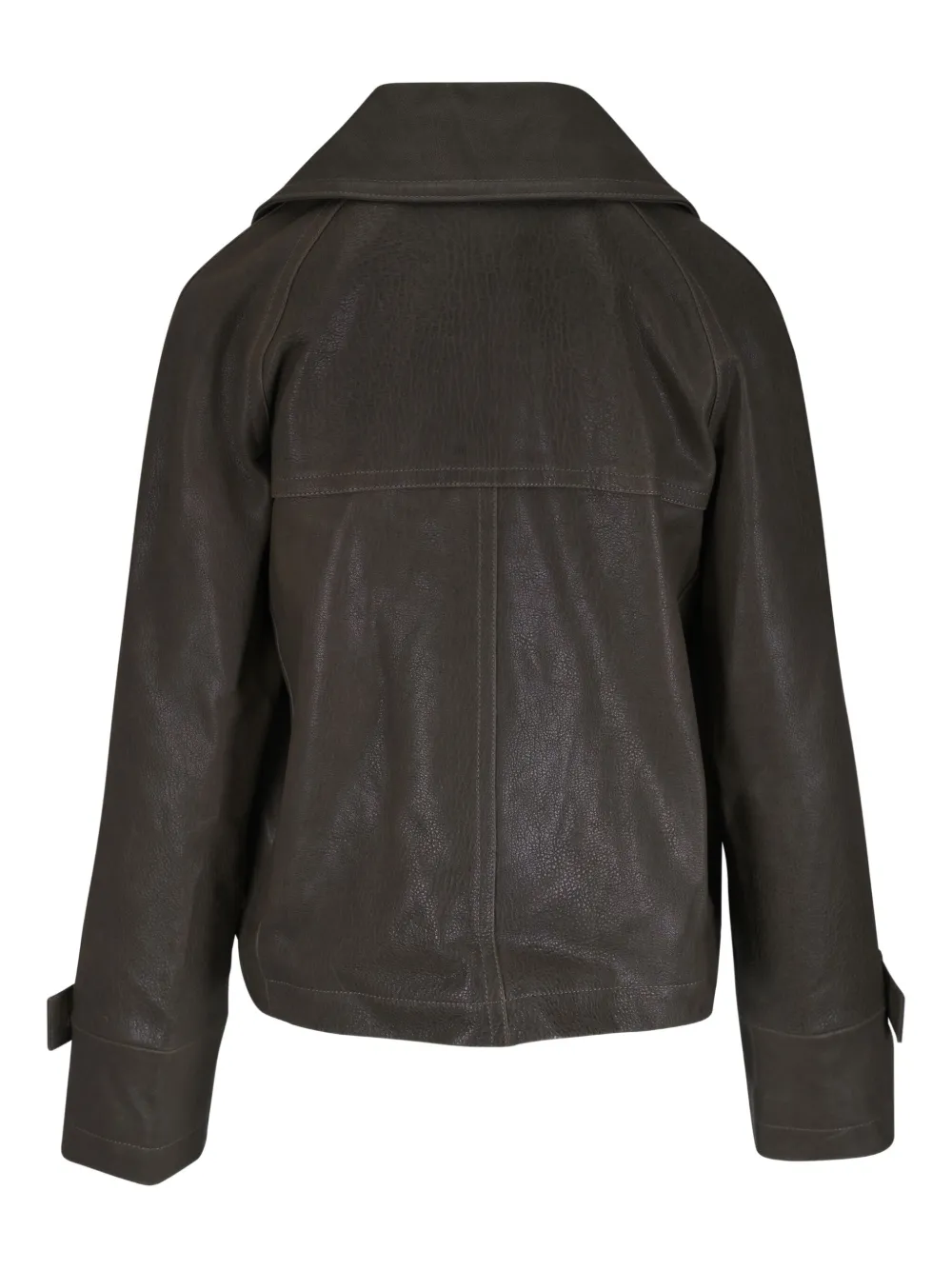 Odeeh button leather jacket | Leather Jackets | Image 2