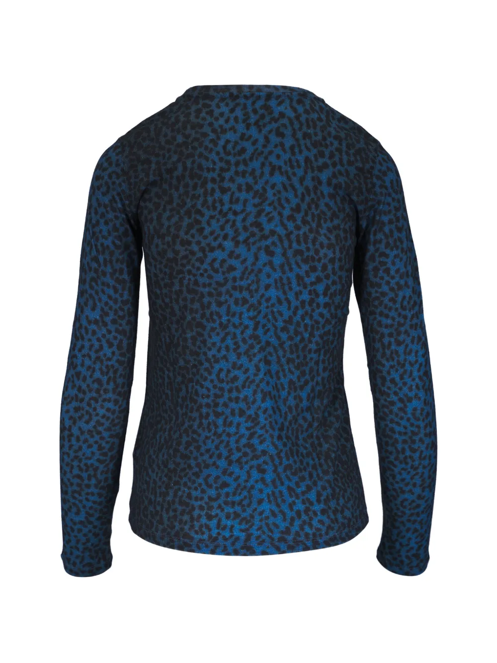 Majestic Filatures Top met dierenprint Blauw