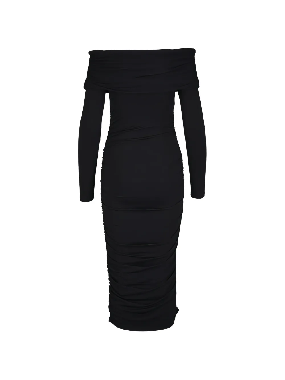 Veronica Beard Tinette off-shoulder midi dress - Zwart