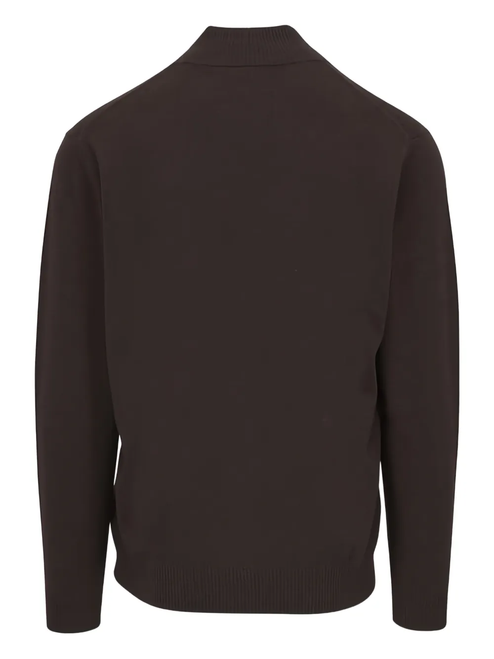 Kinross Cashmere Trui met ritssluiting - Bruin