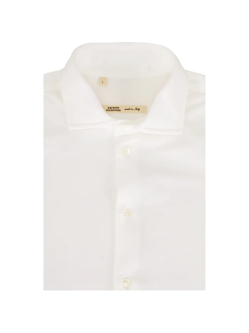 Maurizio Baldassari spread-collar button-up shirt - Weiß