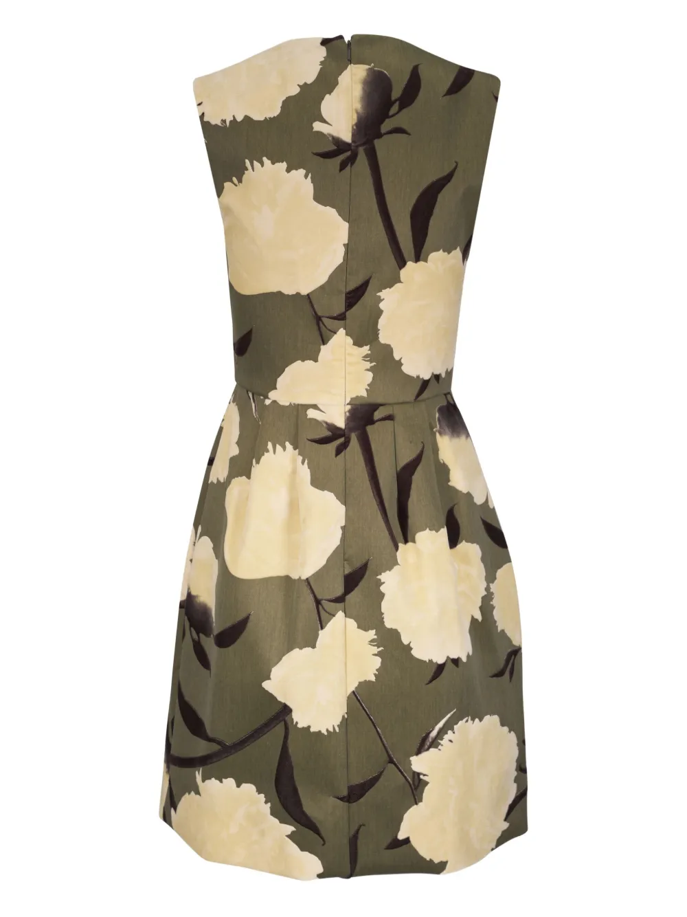 Lela Rose Mini-jurk met bloemenprint - Bruin