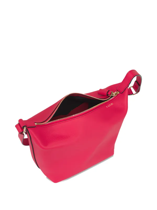 Valextra Mini Mochi zip-up Shoulder Bag | Pink | FARFETCH