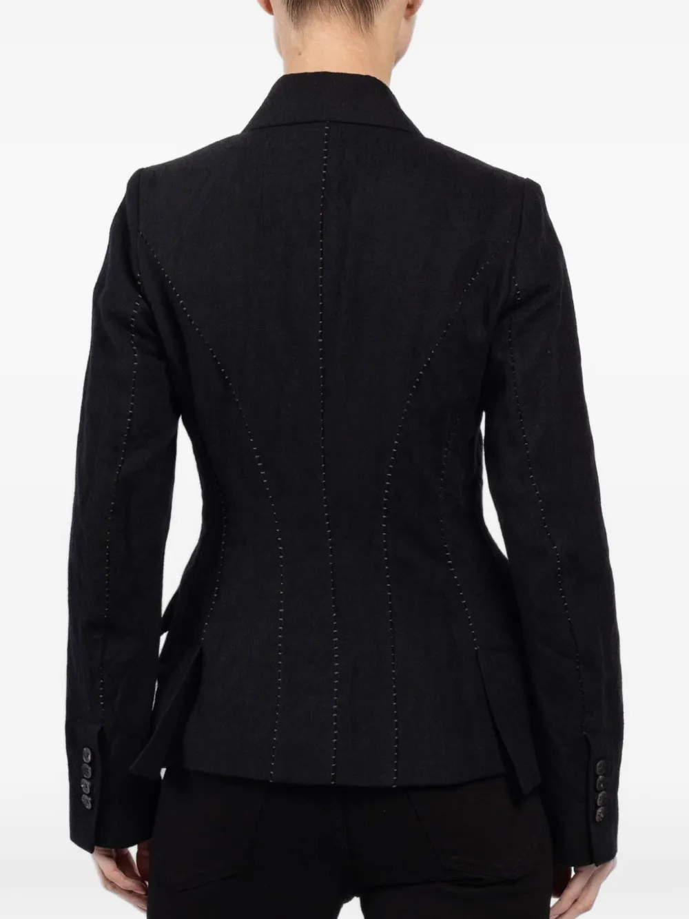 Button Double-Breasted Jacket