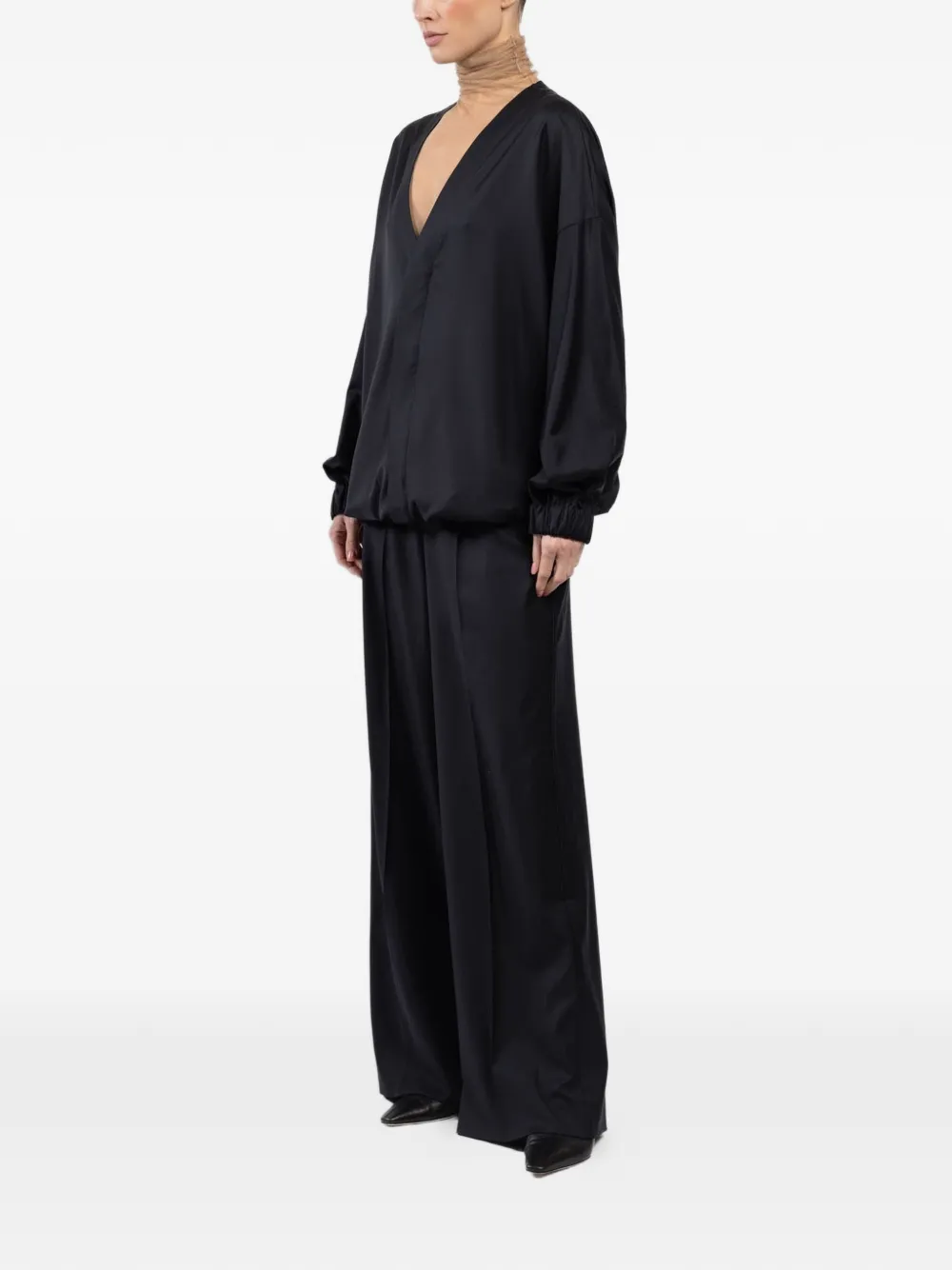  Sa Su Phi V-neck Button Jacket - Black 