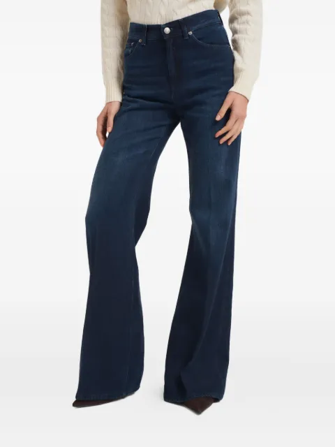 DONDUP cotton flared jeans