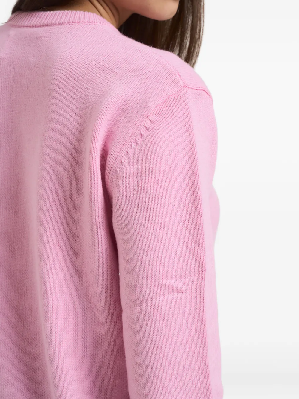 Mc2 Saint Barth Crew-neck Sweater In Pink