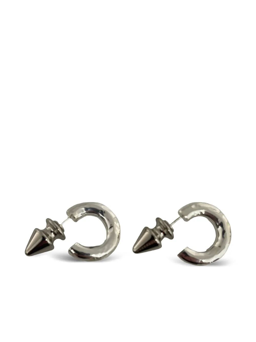 Innerraum スパイク フープピアス - シルバートーン