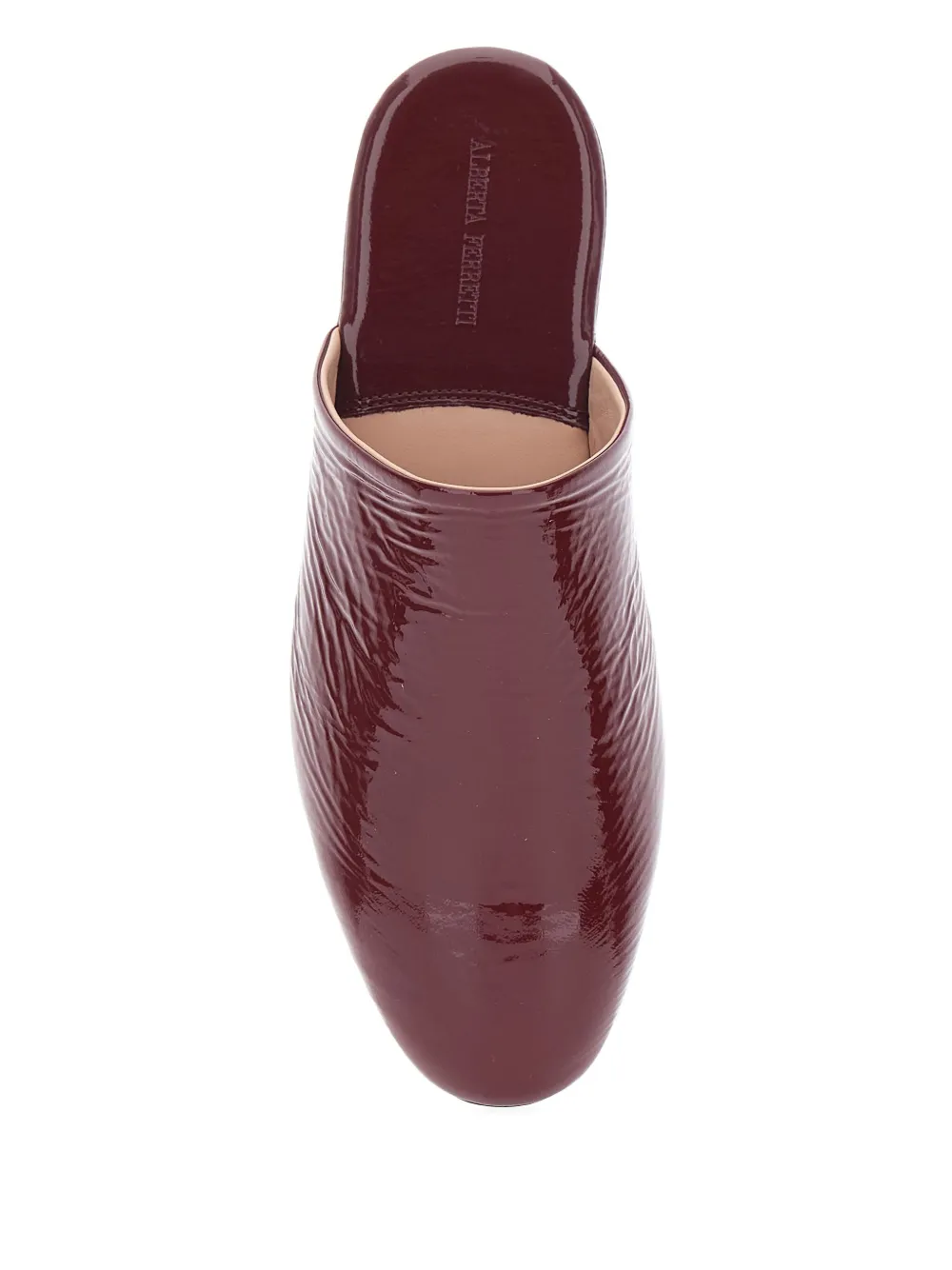 Alberta Ferretti Muiltjes met ronde neus Rood