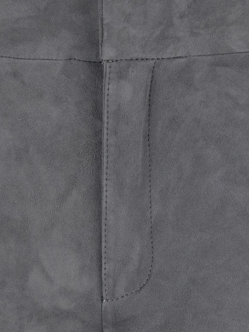 Arma Suède broek met riemlussen Grijs