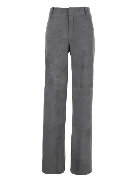 Arma beltloops suede trousers