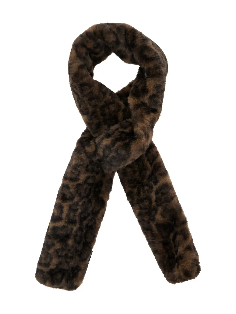 Apparis Kai leopard-pattern scarf - Bruin