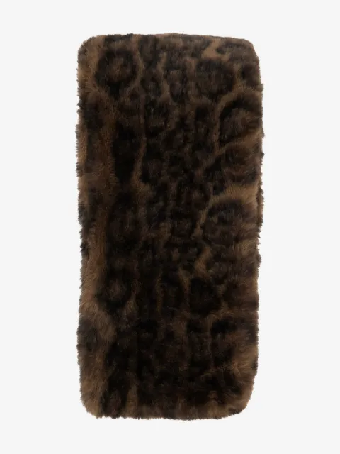 Apparis Kai leopard-pattern scarf
