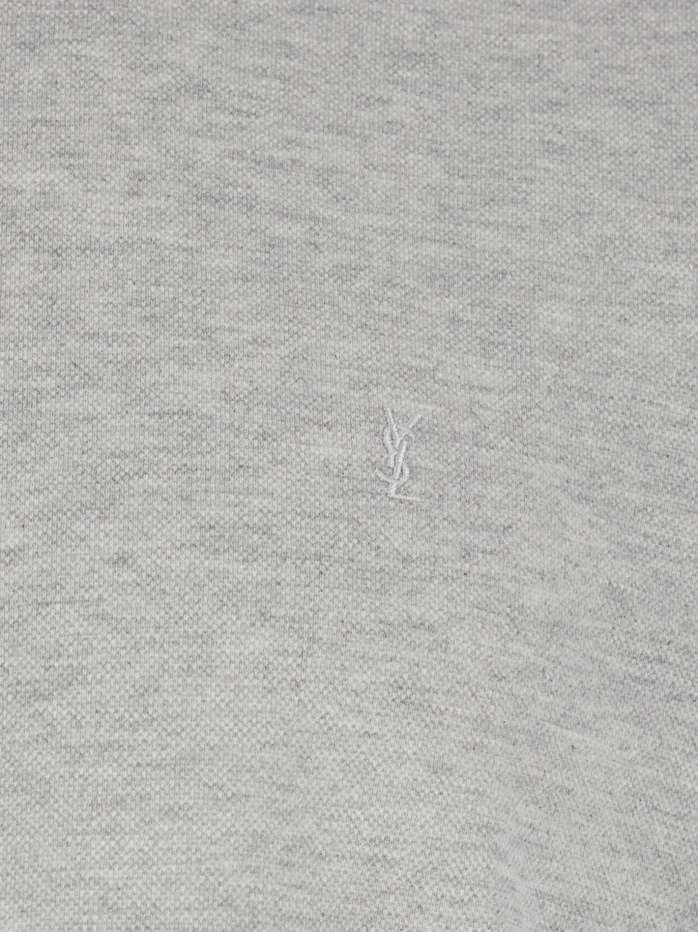 Saint Laurent Cassandre T-shirt met ronde hals Grijs