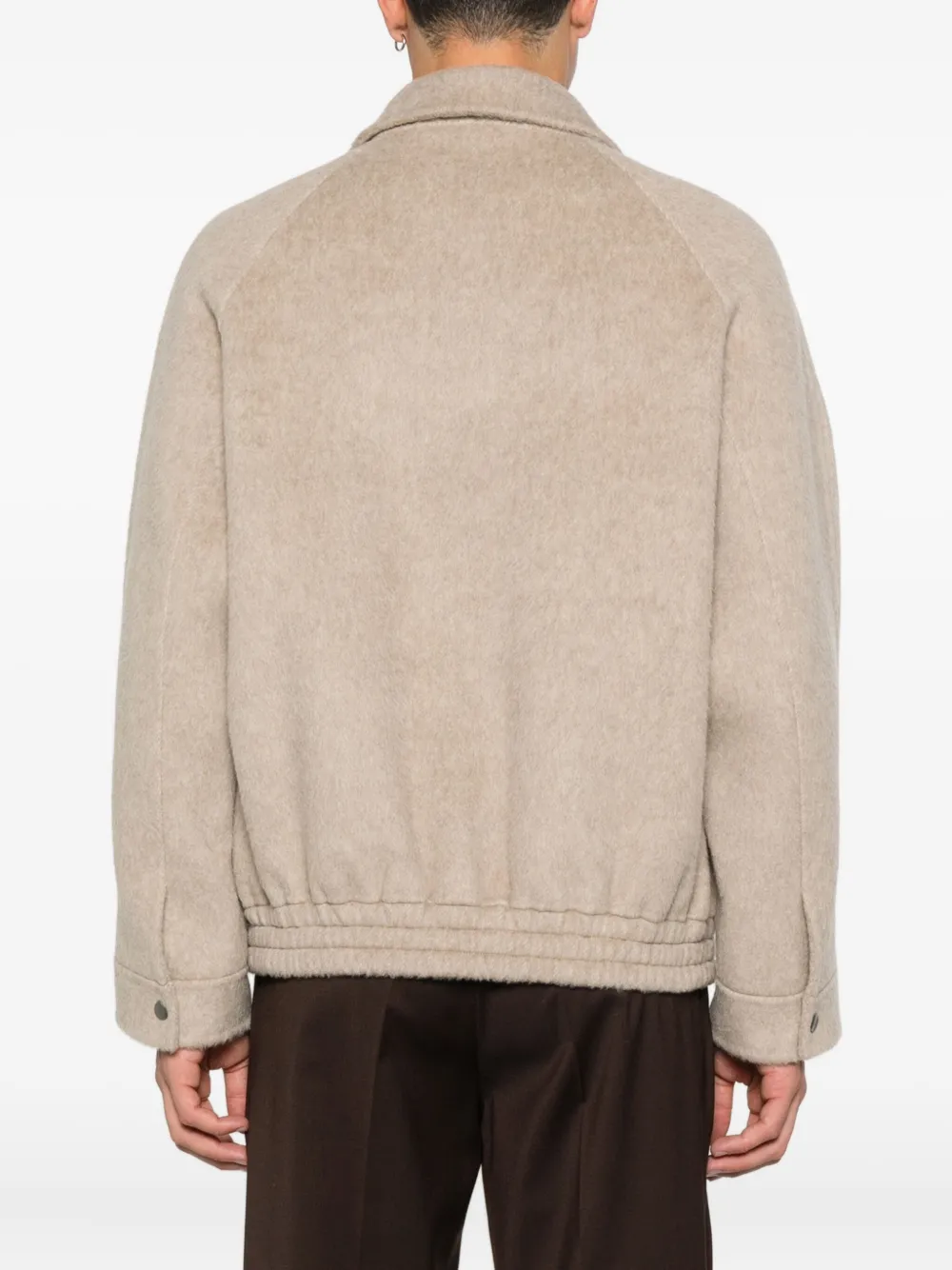 AMARANTO Jack met ritssluiting Beige