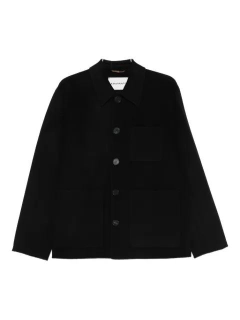 AMARANTO  point-collar shirt jacket