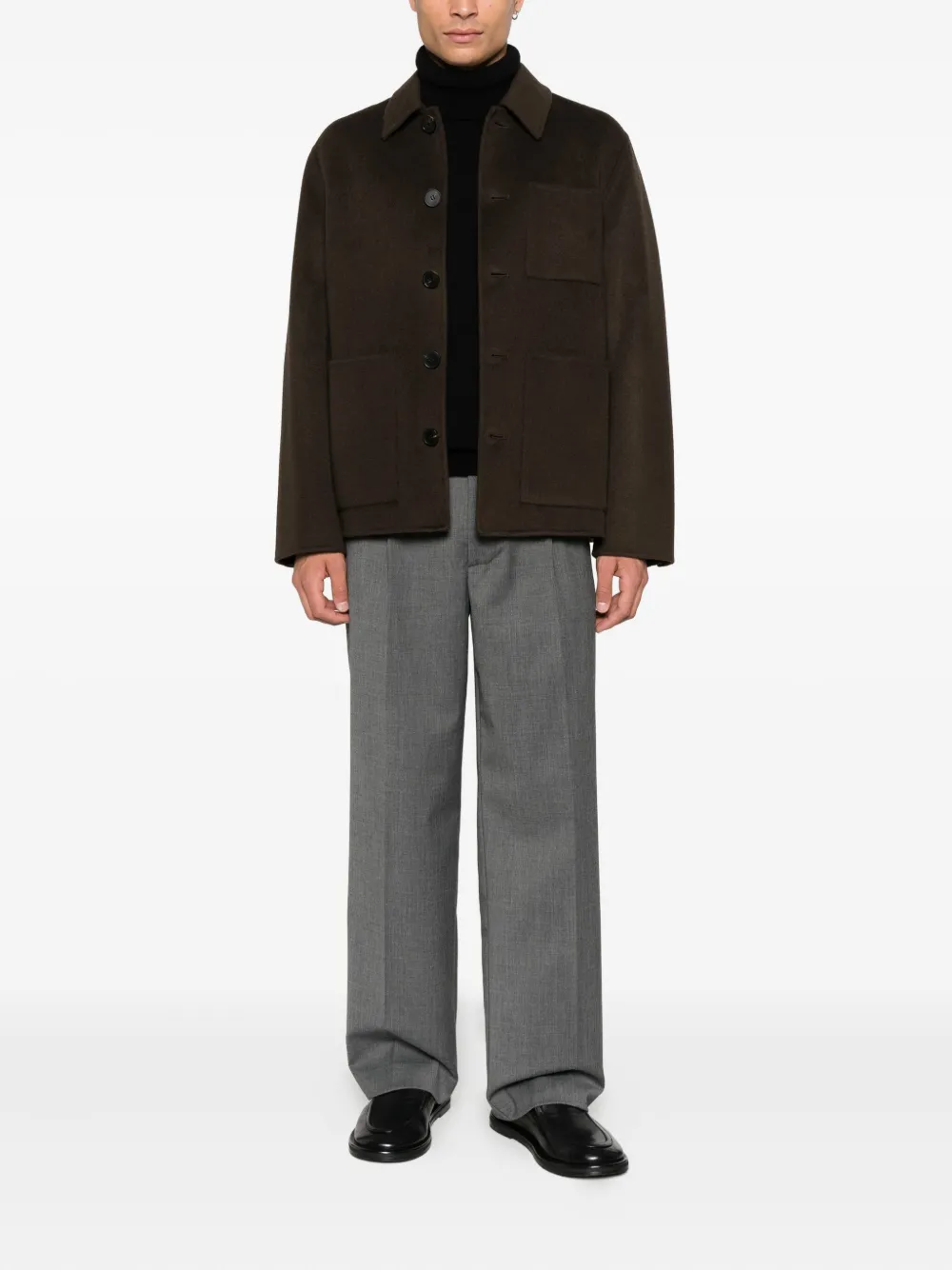 AMARANTO  button-fastening jacket | Sobrecamisas | Image 2