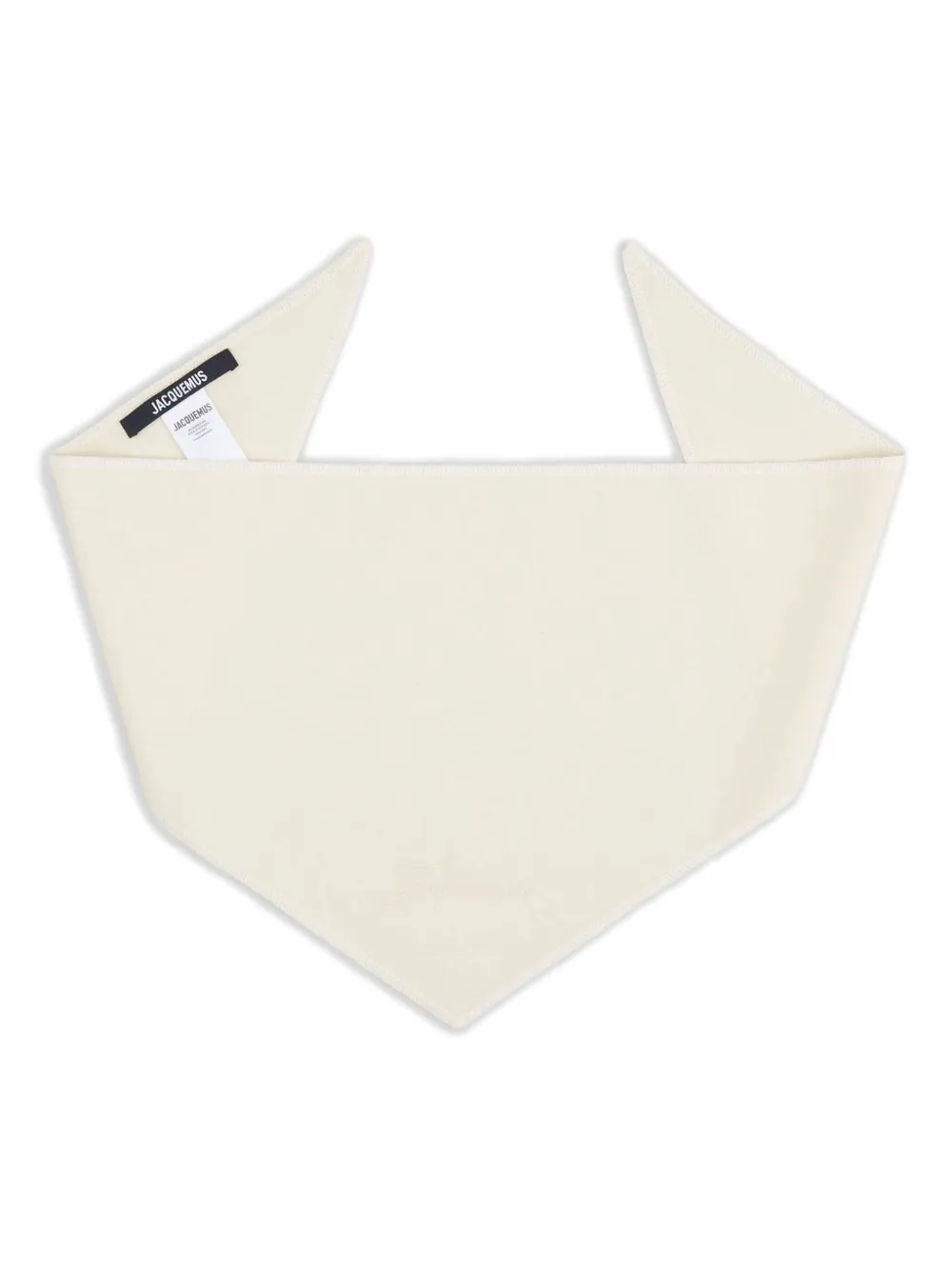 Jacquemus triangular shape scarf | Neutrals | Image 1