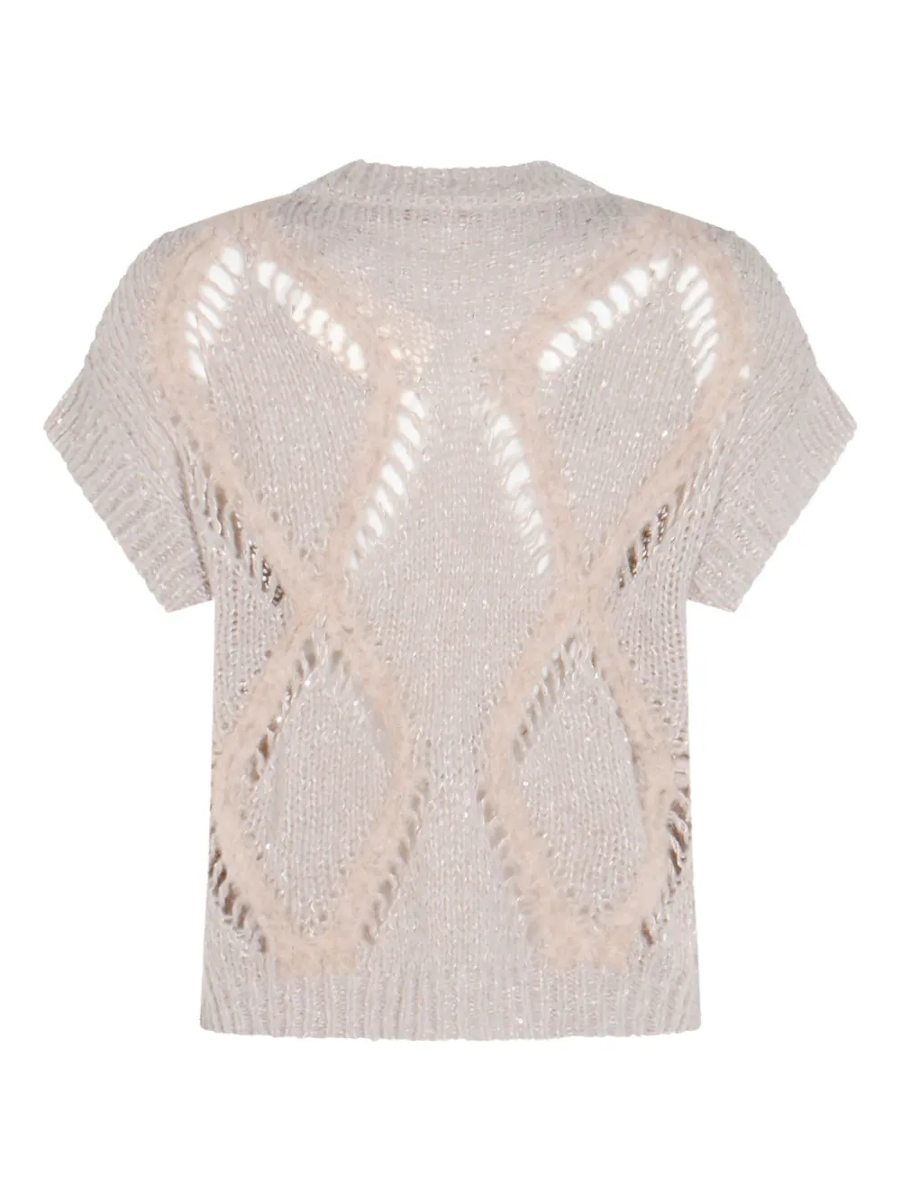Antonelli Short-sleeves Top In Neutral