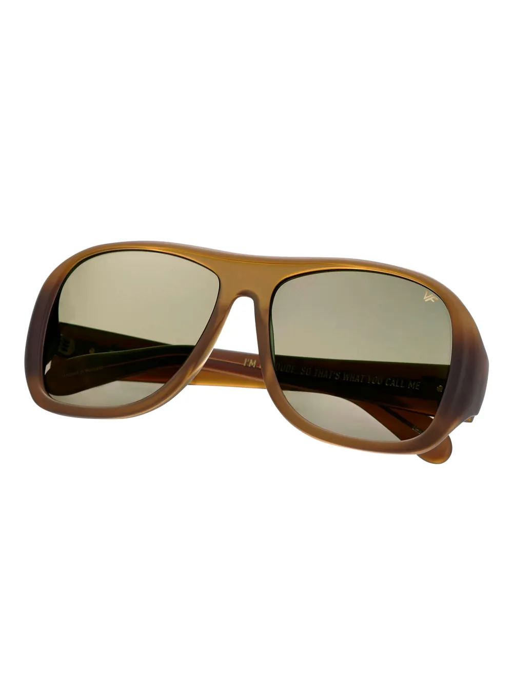 Vintage Frames Company The Dude Sunglasses In Brown