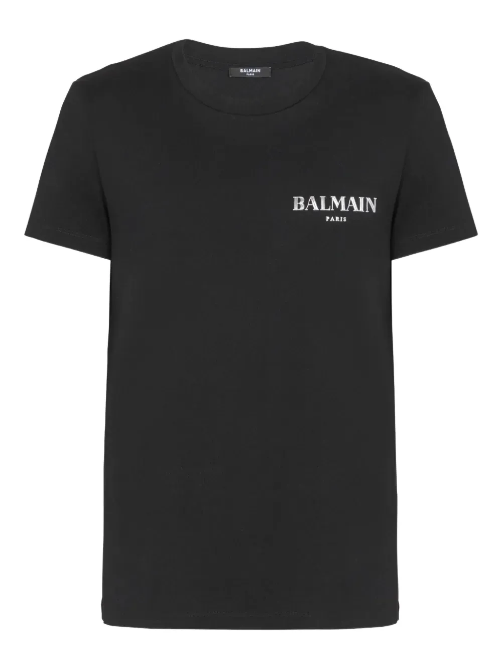 Balmain playera con cuello redondo y logo | negro | Image 1